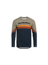 Horsefeathers Bike jersey Quantum LS - indigo/taupe