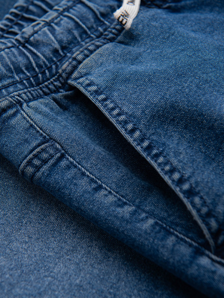 Ombre Clothing Férfi farmernadrág JOGGERS mosott hatással - kék V2 OM-PADJ-0267 Ombre Clothing