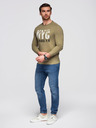 Ombre Clothing Férfi farmernadrág JOGGERS mosott hatással - kék V2 OM-PADJ-0267 Ombre Clothing