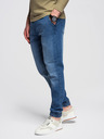 Ombre Clothing Férfi farmernadrág JOGGERS mosott hatással - kék V2 OM-PADJ-0267 Ombre Clothing