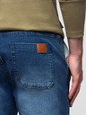 Ombre Clothing Férfi farmernadrág JOGGERS mosott hatással - kék V2 OM-PADJ-0267 Ombre Clothing