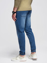 Ombre Clothing Férfi farmernadrág JOGGERS mosott hatással - kék V2 OM-PADJ-0267 Ombre Clothing
