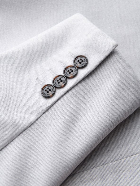 Ombre Clothing Ombre Clothing férfi barna színű kabát állógallérral