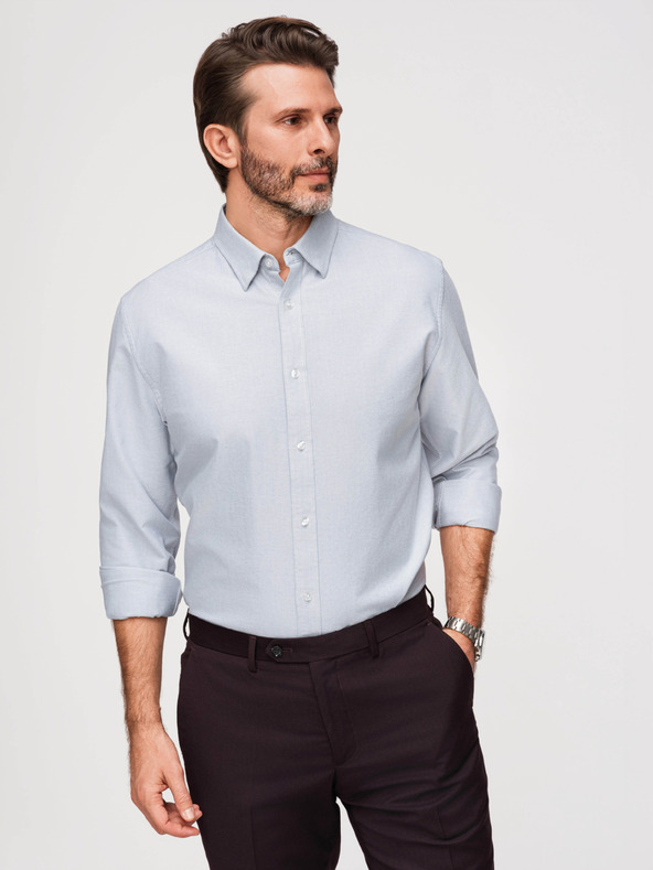 Ombre Clothing Férfi Oxford ing Ombre Clothing V1 OM-SHOS-0172 OM-SHOS-0172