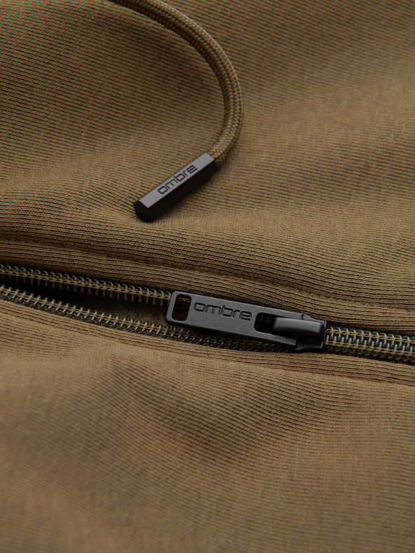 Ombre Clothing Férfi pamut rugalmas BASIC pulóver Ombre Clothing