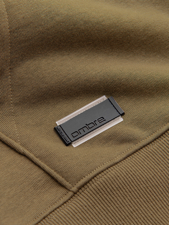 Ombre Clothing Férfi pamut rugalmas BASIC pulóver Ombre Clothing