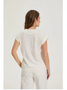 Moodo Nyomott blúz fehér Moodo