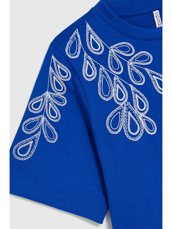 Moodo Pamut póló kék Moodo