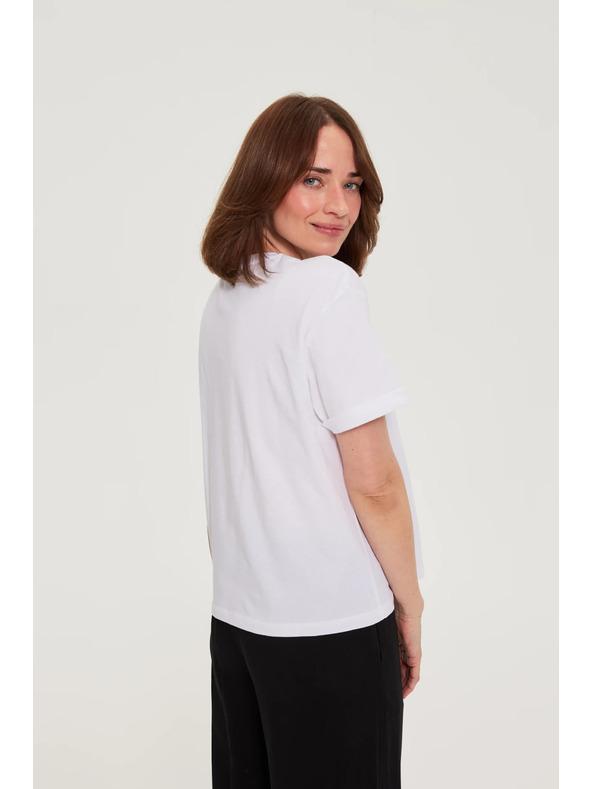 Moodo Nyomott blúz fehér Moodo
