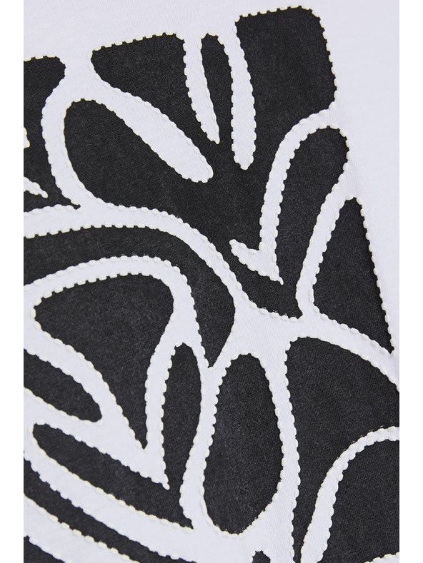 Moodo Nyomott blúz fehér Moodo