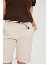 Moodo Pamut rövidnadrág bézs Moodo