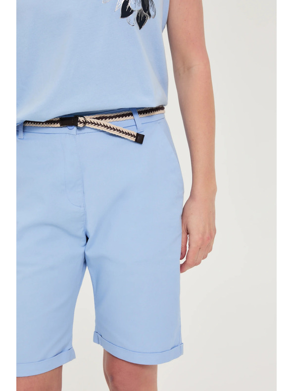 Moodo Pamut rövidnadrág égszínkék Moodo