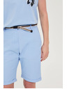 Moodo Pamut rövidnadrág égszínkék Moodo