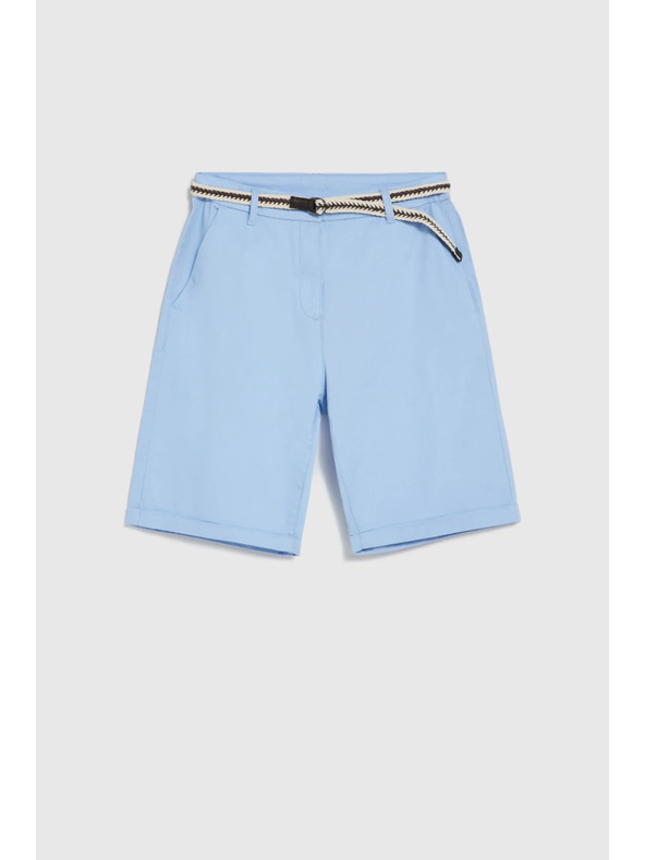 Moodo Pamut rövidnadrág égszínkék Moodo