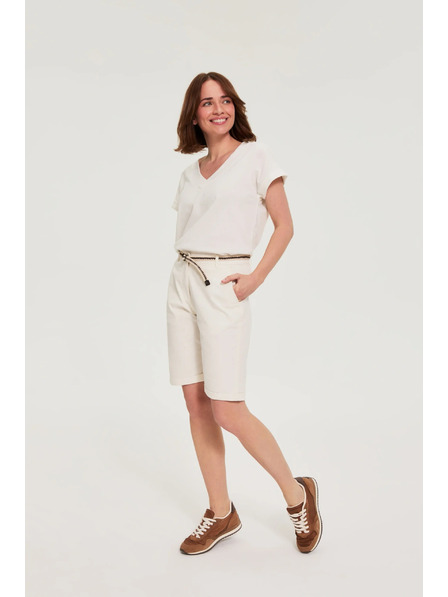 Moodo Pamut rövidnadrág fehér Moodo