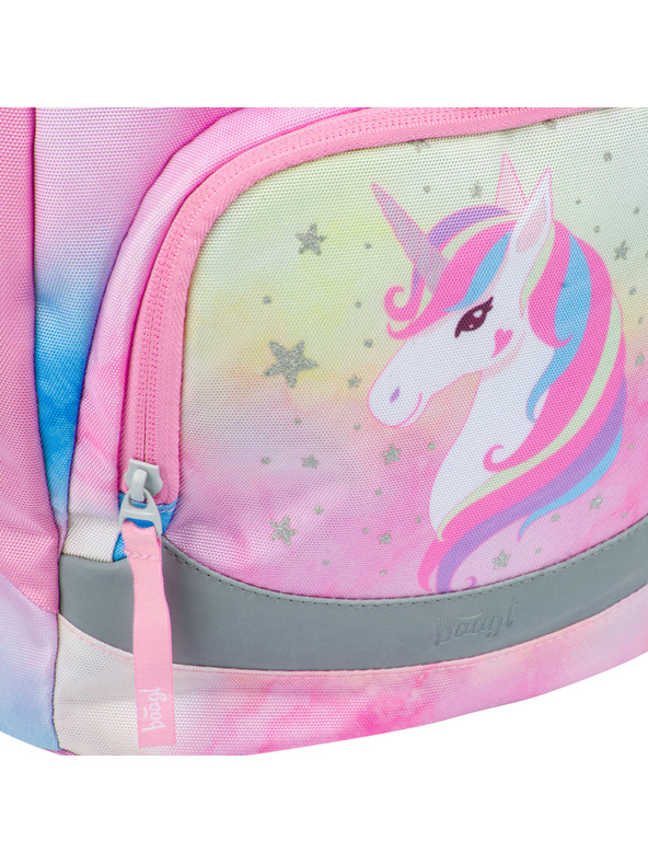 BAAGL  BAAGL 3 SET Airy Rainbow Unicorn: táska, tolltartó, zsák