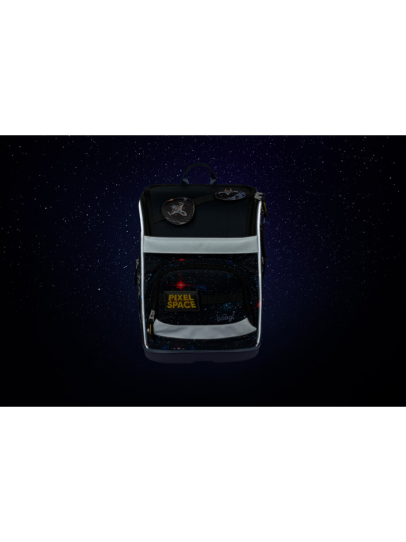BAAGL  BAAGL SET 5 Zippy Plus Pixel Space: táska, tolltartó, zsák, kötény, pénztárca