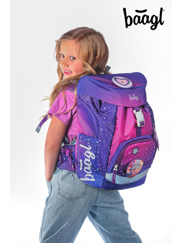 BAAGL  BAAGL SET 5 Airy Lovak szíve: hátizsák, tolltartó, zsák, kötény, pénztárca