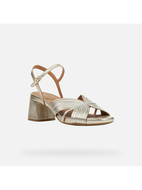 Geox Ezüst női szandál Geox Genziana Mid