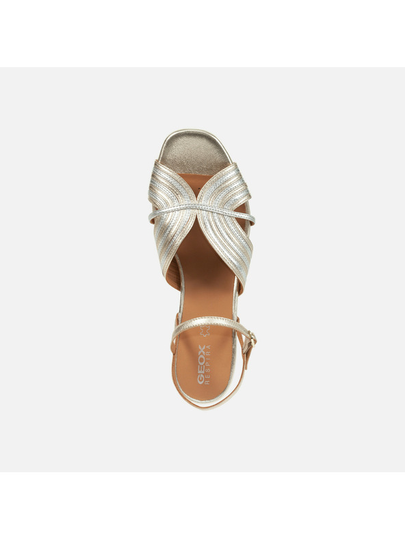Geox Ezüst női szandál Geox Genziana Mid