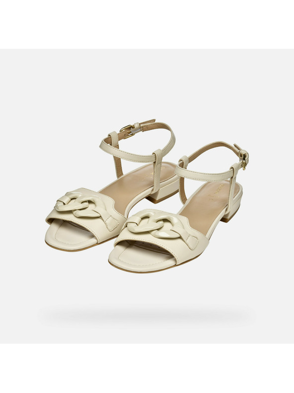 Geox Krémszínű női szandál Geox New Eraklia 15