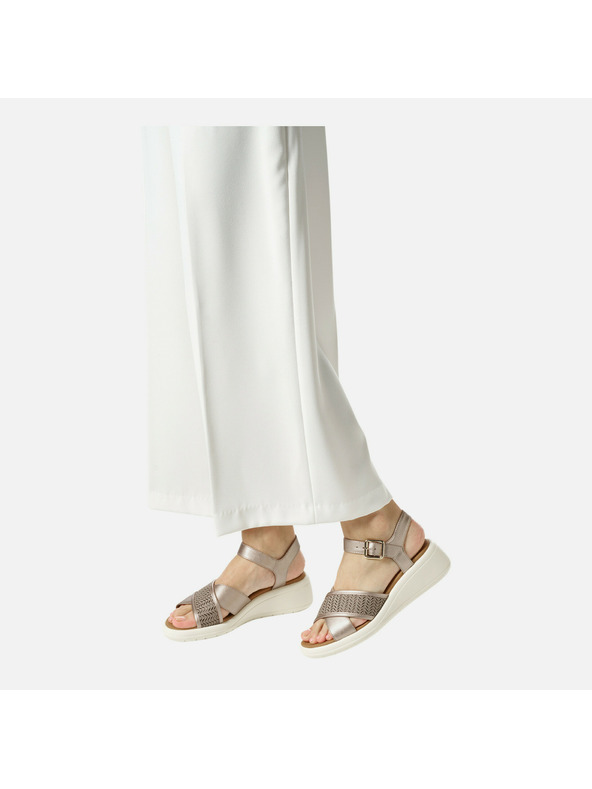 Geox Ezüst női szandál Geox Meliconia