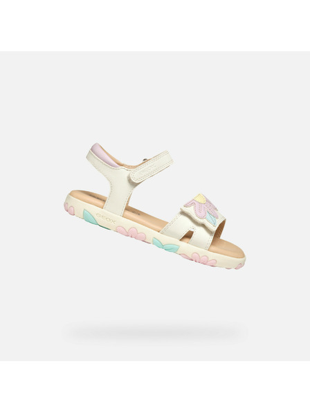 Geox Fehér lányka szandál Geox Sandal Haiti