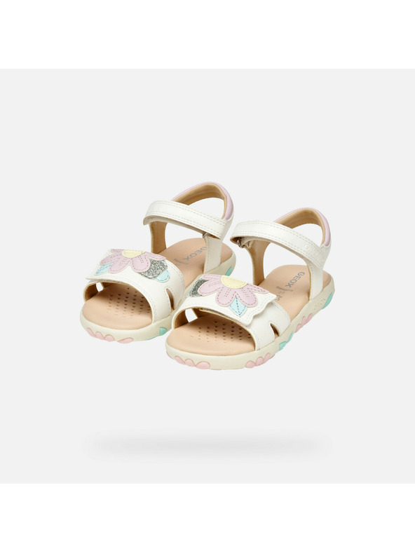 Geox Fehér lányka szandál Geox Sandal Haiti