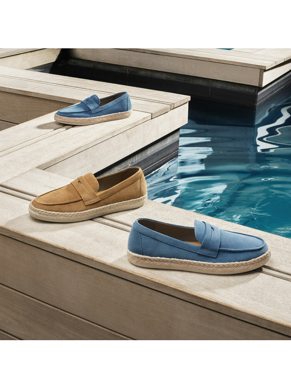 Geox Kék férfi mokaszin Geox Costuni