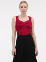 Orsay ORSAY Piros női top fodrokkal