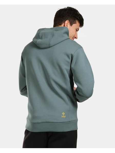 Kilpi Férfi pamut kapucnis pulóver Kilpi SALAMANA-M Sötétzöld