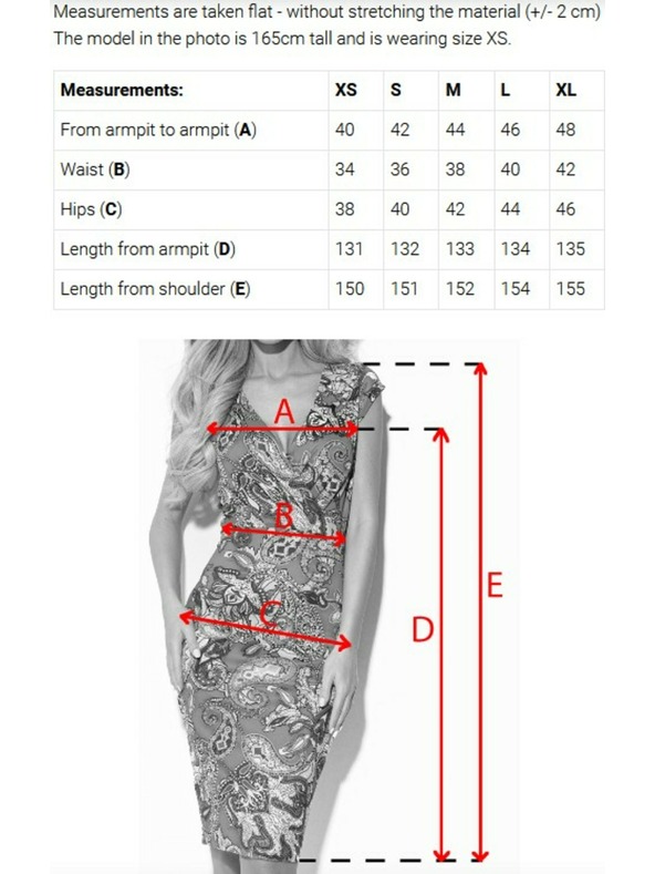 numoco Elegáns hosszú ruha omotó kivágással és hasítással - üvegzöld