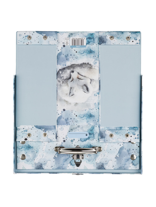 BAAGL  BAAGL Összecsukható iskolai kufri Polar fém szerelékkel