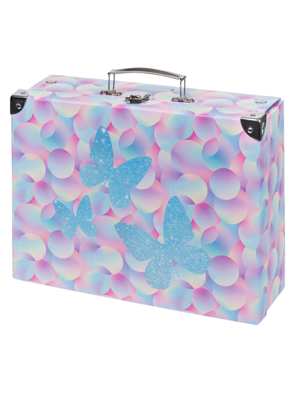 BAAGL  BAAGL Összehajtható iskolai kufri Candy fém sarokkal