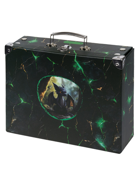 BAAGL  BAAGL Összehajtható iskolai kufri Sárkányok fém sarokkal