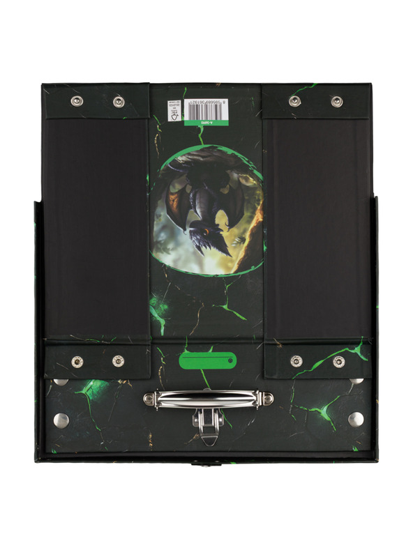 BAAGL  BAAGL Összehajtható iskolai kufri Sárkányok fém sarokkal