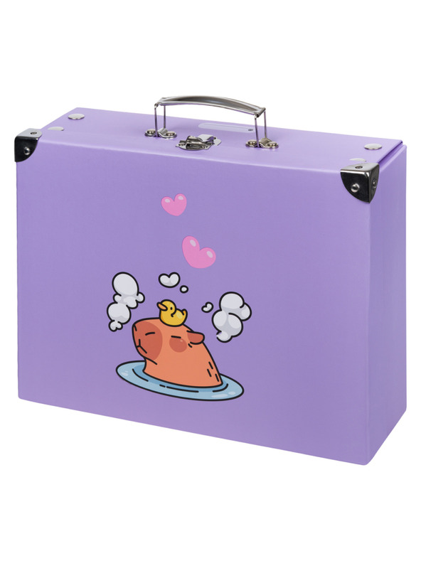 BAAGL  BAAGL Összehajtható iskolai kufri Kapybara fém sarokkal