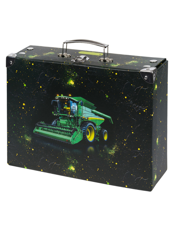 BAAGL  BAAGL Összehajtható iskolai kufri Traktor fém sarokkal