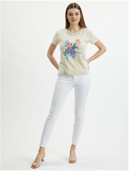 Orsay ORSAY bézs színű női póló