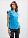 Orsay ORSAY kék fodros női póló