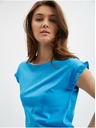 Orsay ORSAY kék fodros női póló