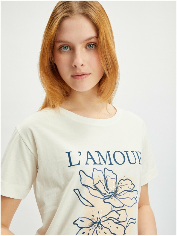 Orsay ORSAY krém női póló