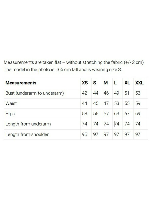 numoco VICTORIA Fehér trapéz mintás ruha - kék minta