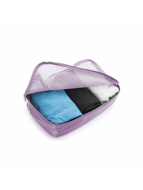 Heys Heys Metallic Packing Cube 5db öt darabos utazótáska készlet világos lila színben