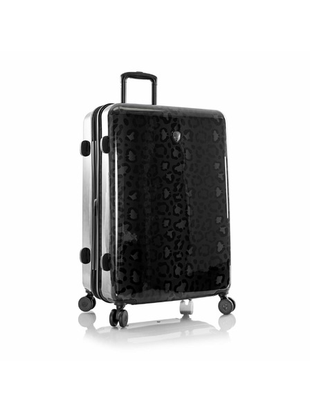 Heys Fekete mintás utazóbőrönd Heys Black Leopard L