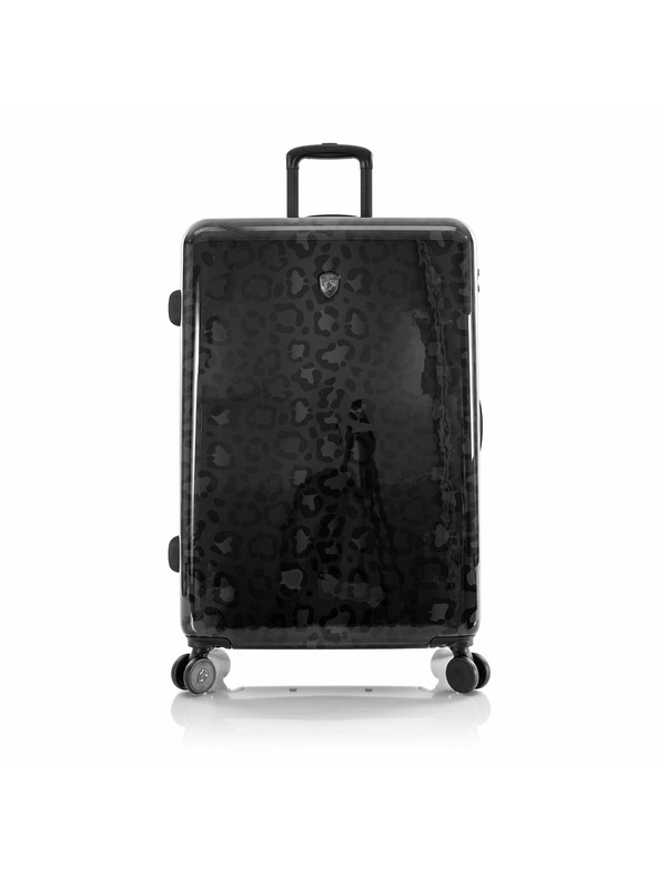 Heys Fekete mintás utazóbőrönd Heys Black Leopard L
