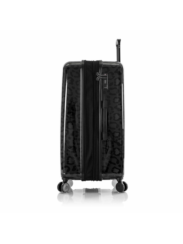 Heys Fekete mintás utazóbőrönd Heys Black Leopard L