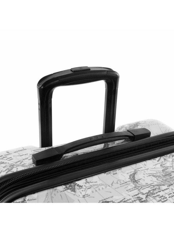 Heys Fekete-fehér mintás utazótáska Heys Journey 3G M Fekete-fehér Térkép