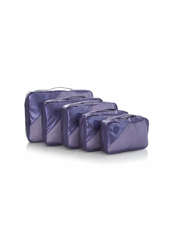 Heys Heys Metallic Packing Cube 5 db-os utazótáska szett sötétkék színben
