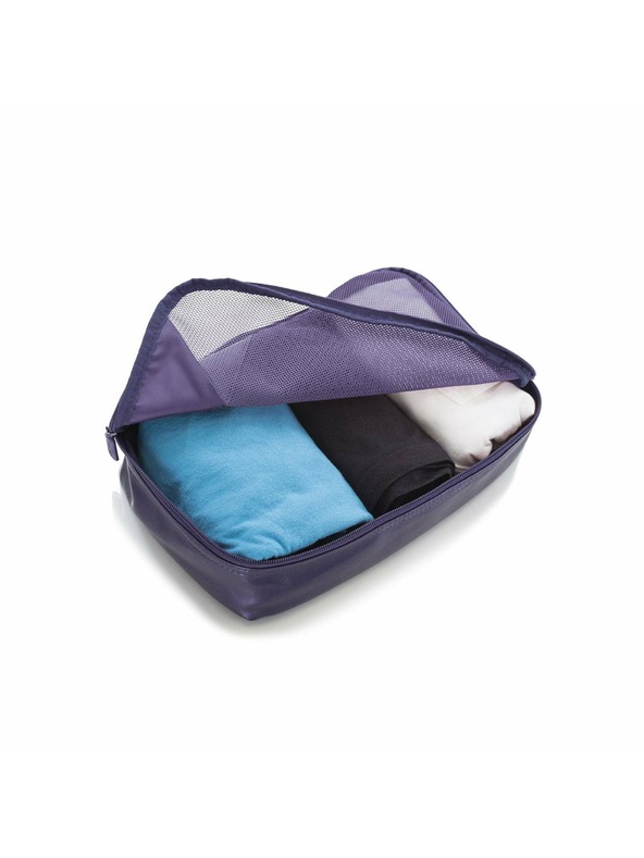 Heys Heys Metallic Packing Cube 5 db-os utazótáska szett sötétkék színben
